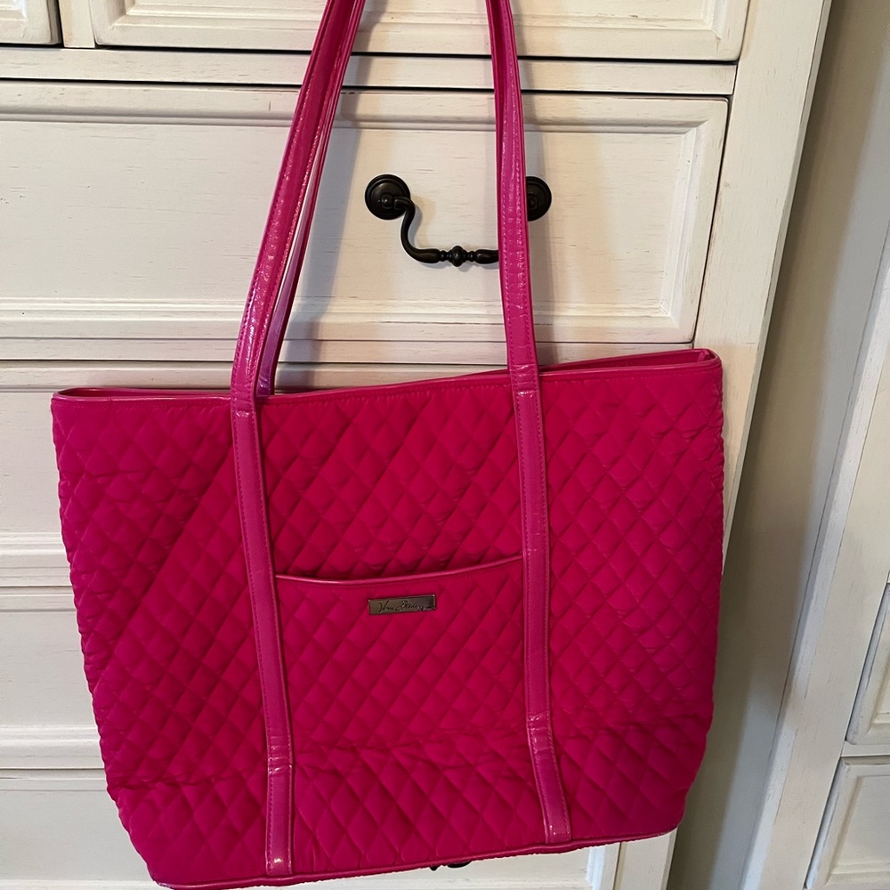 Vera Bradley Fuchsia Quilted Tote